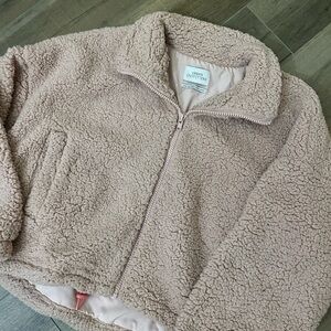 Urban Outfitters Pink Sherpa Jacket